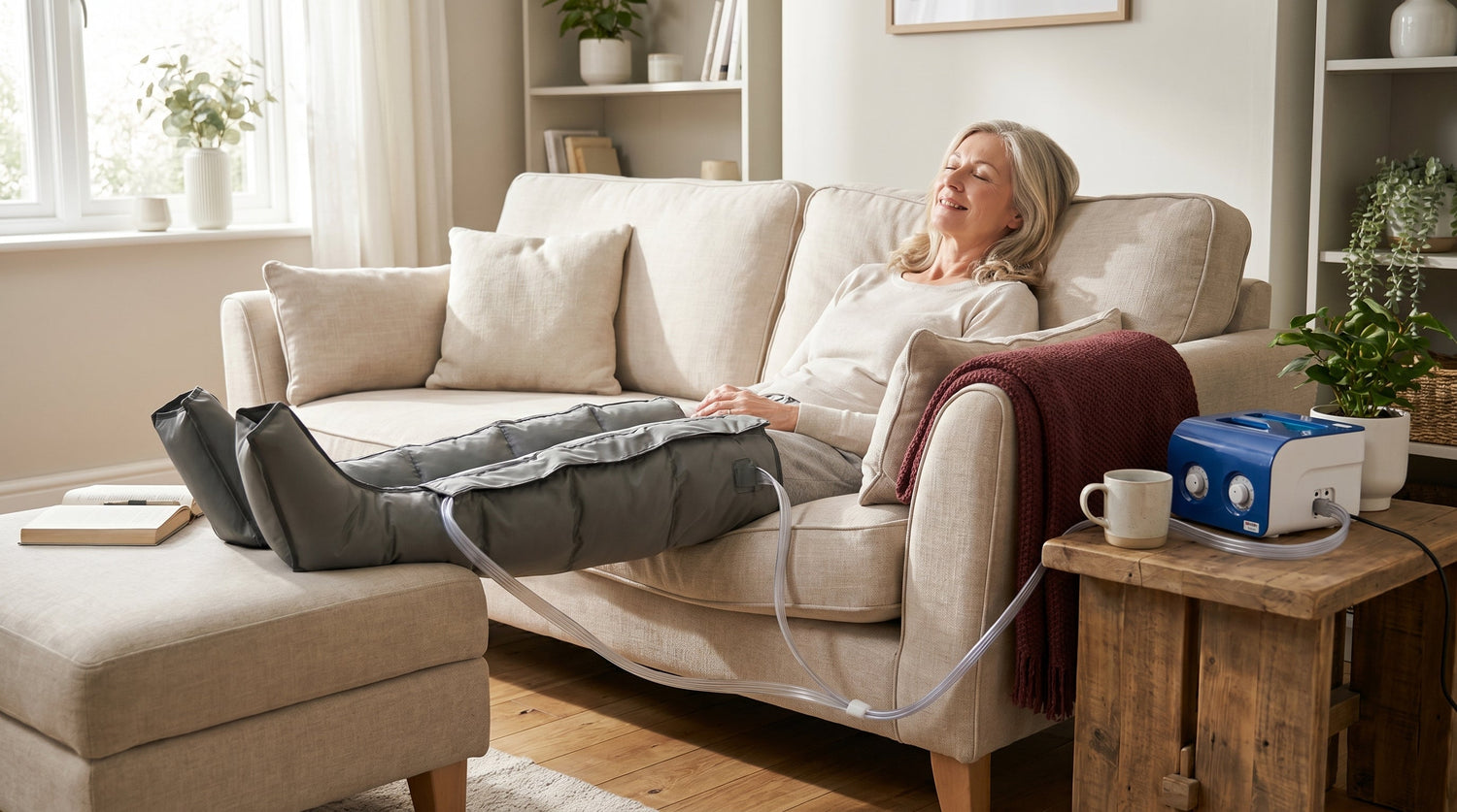 Gambe Gonfie e Cattiva Circolazione: Come la Pressoterapia Riattiva il Sistema Linfatico