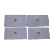 Elettrodi adesivi 45x80 mm con bottone (4 pz)