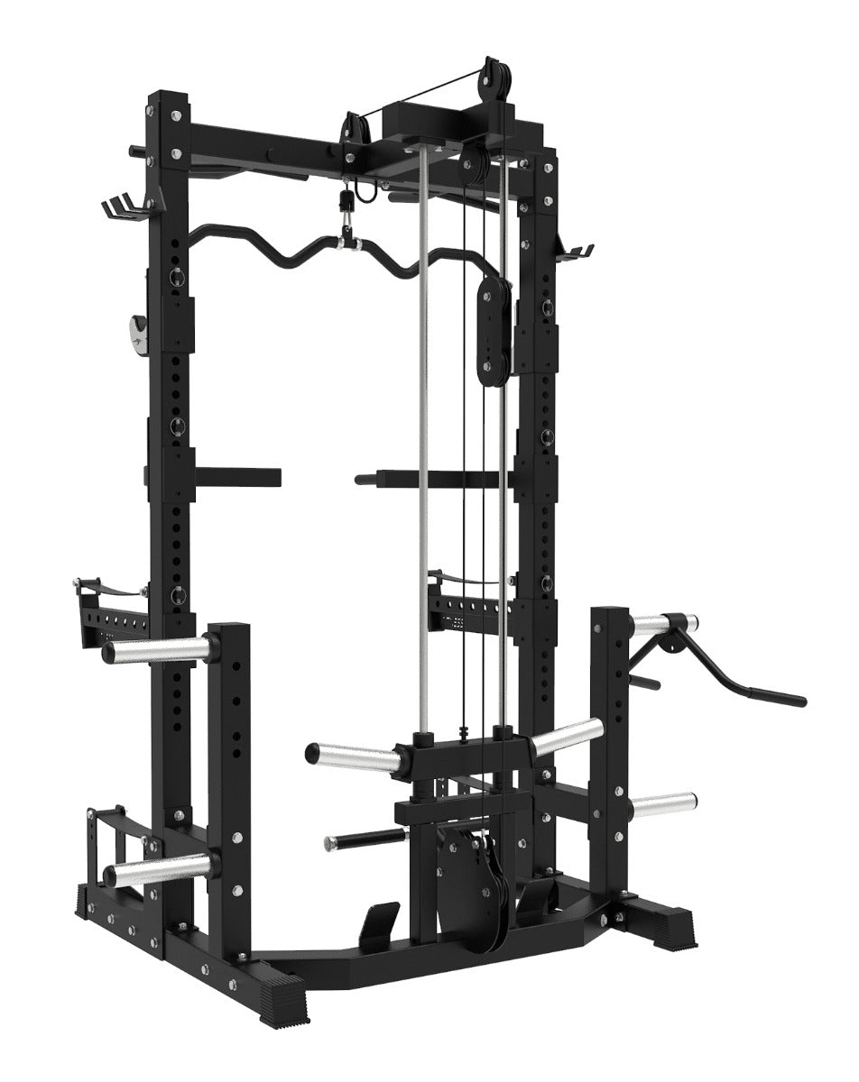Power Rack y Lat e Pulley