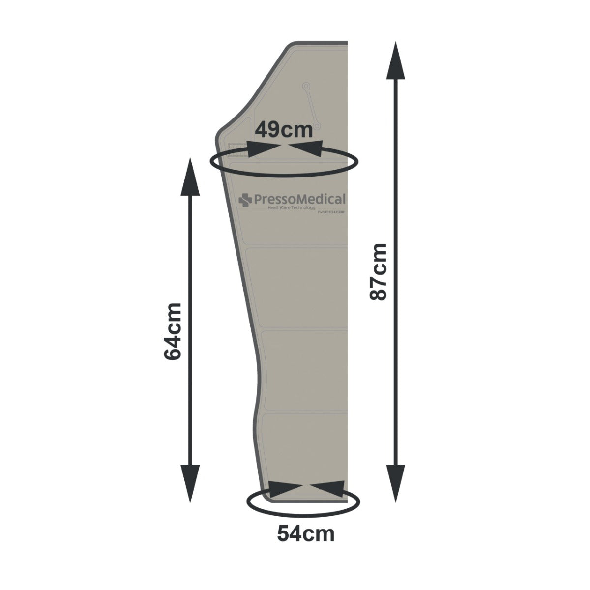 Brazalete de 5 cámaras (Pressomedical 3.0)