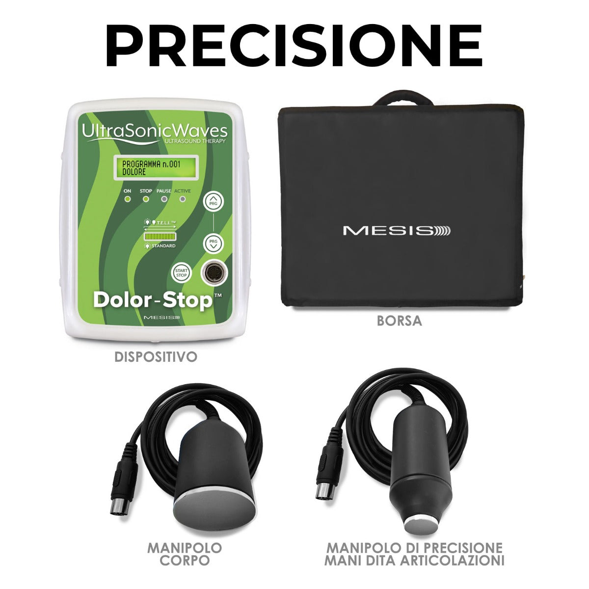 UltrasonicWaves Dolor-Stop + Gel Omaggio